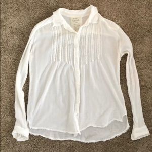 Free People FP ONE Gauze Button Down, NWOT
